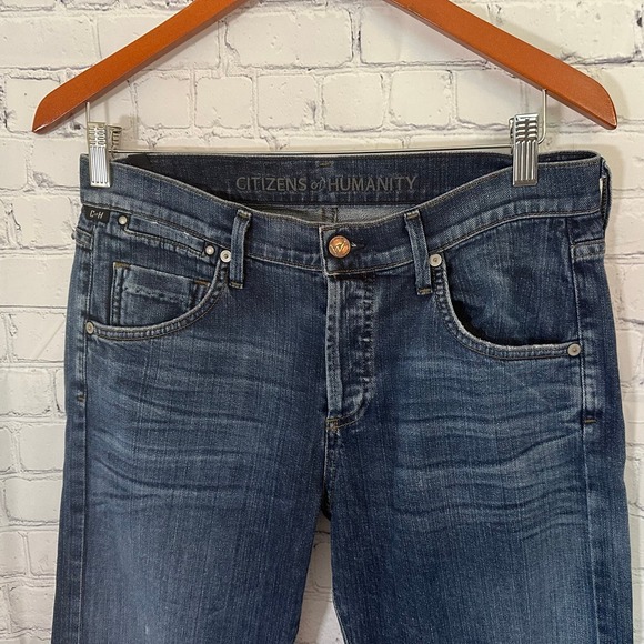 Citizens of Humanity Dylan Relaxed Boy High Rise Button Fly Denim Jeans Sz 26 - Picture 5 of 16